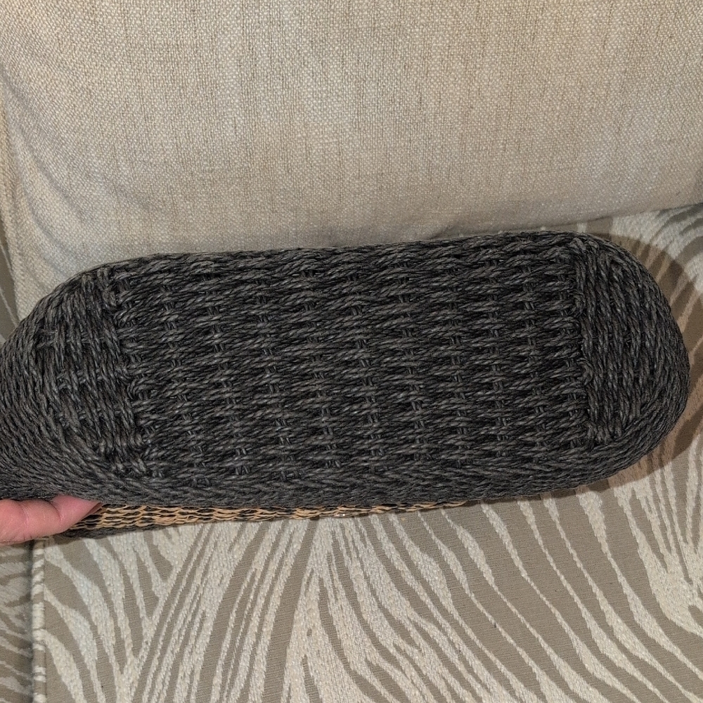 Brighton Black and Tan Woven Handbag With Hang Tag - Picture 9 of 12